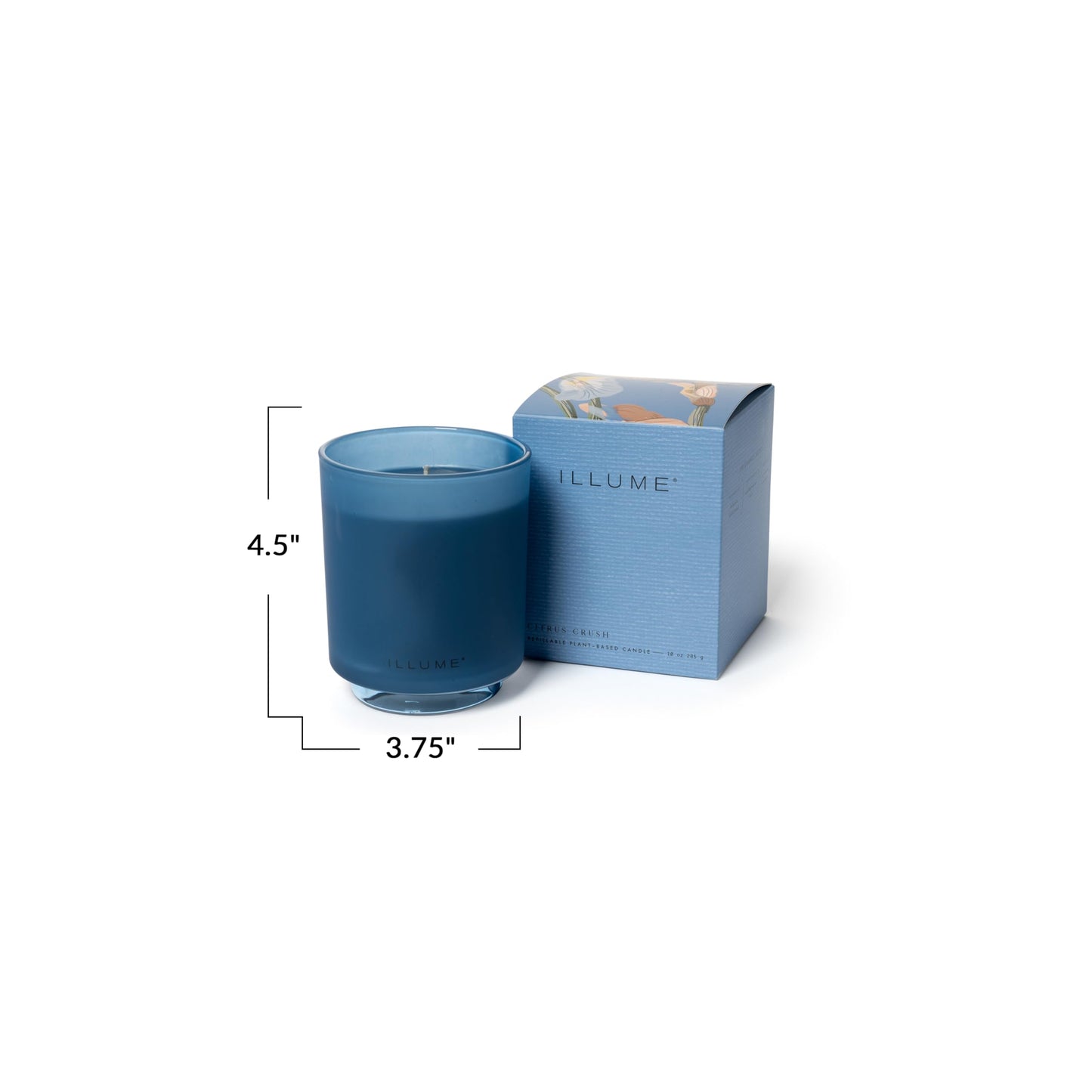 Illume Beautifully Done Essentials Citrus Crush Boxed Glass Scented Soy Candle