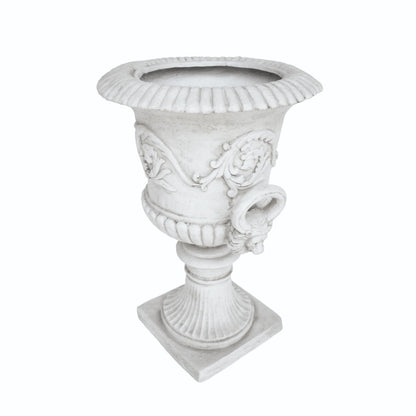 agnixnaf Garden Urn Planter,Outdoor Flower Pots,Durable Structure,Home Garden,Weather andater-Resistant,No Assembly Required