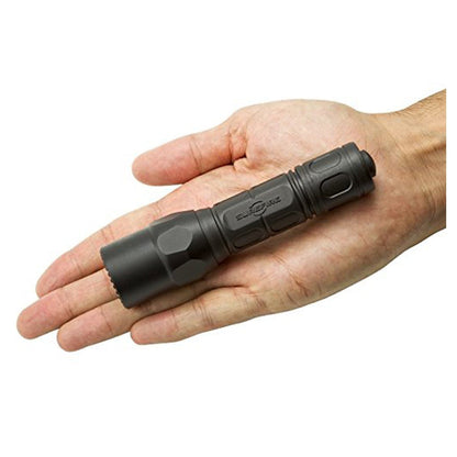 SureFire G2X Pro 600 Lumen Tactical EDC Flashlight Bundle with 4 Extra CR123A Batteries and Lightjunction Battery Case (Black)