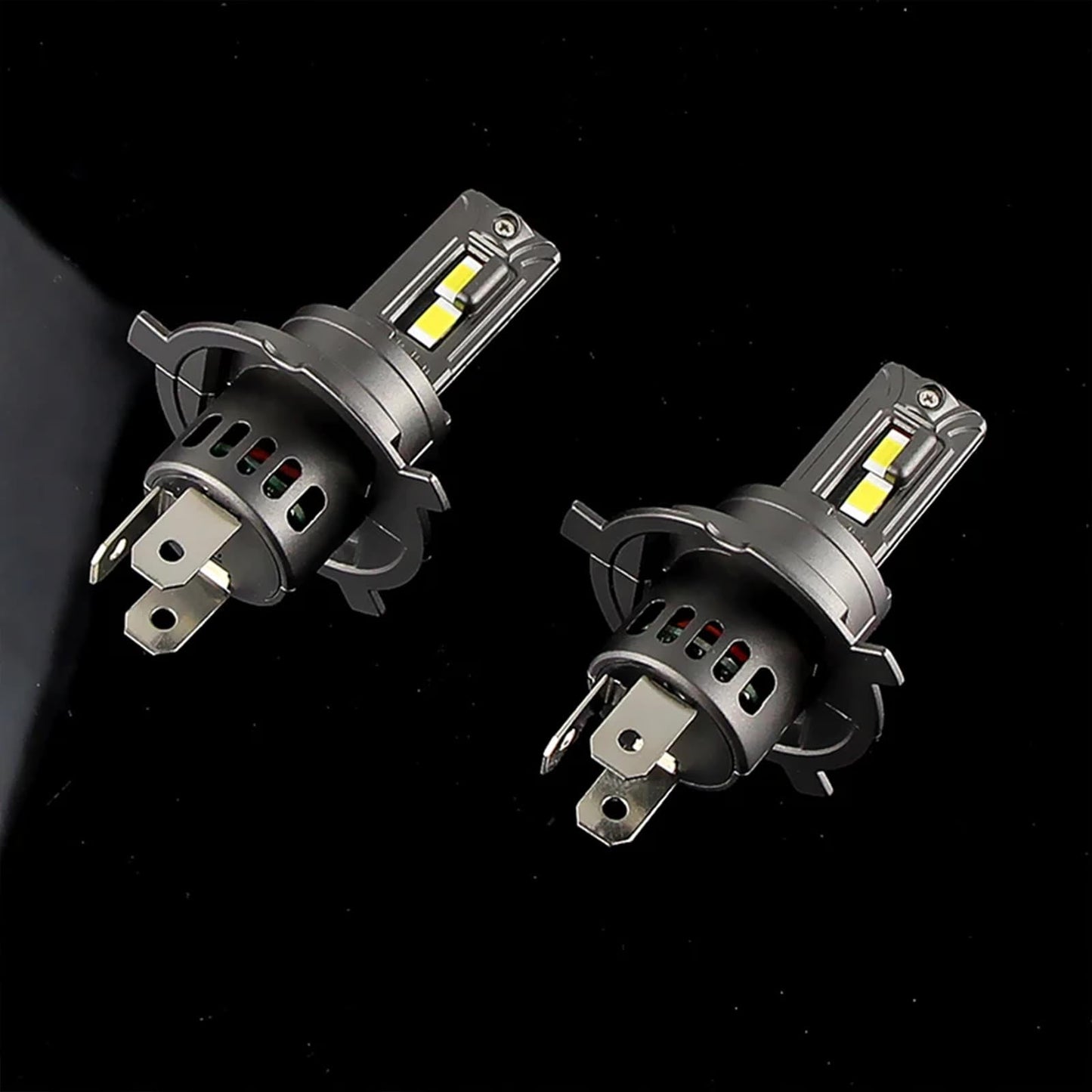 Fit for Can-Am Ryker/Ryker Rally Edition,H4/9003/HB2 Headlight Bulbs,IP68 800% Brightness 12000LM 6500K White, Plug and Play,1:1 Size,Fit for Motorcycle Vehicle ATV,Pack of 2