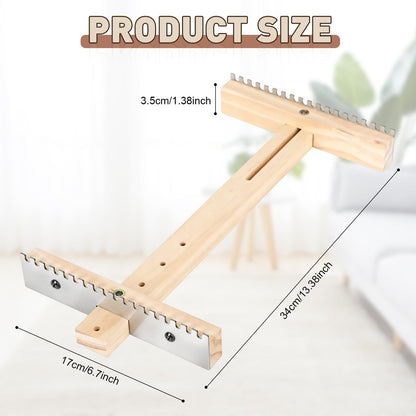 Adjustable Tapestry Weaving Loom, Wooden Craft Weaving Loom Kit, Small Expandable 4.72in to 13in, Wooden Frame to Handcraft Art for Beginners Experts, Wood Weaving Kit