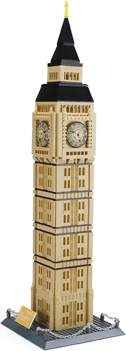 Apostrophe Games Big Ben Building Block Set (1664 Pieces) London's Big Ben Clock Tower Famous Landmark Series - Architecture Model for Kids and Adults