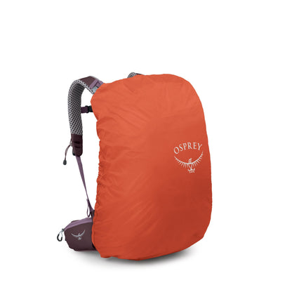 Osprey Sirrus 34L Women's Hiking Backpack - Camping Bag with Waterproof Raincover, Bottle Pockets, & Gear Straps, Purple Dusk