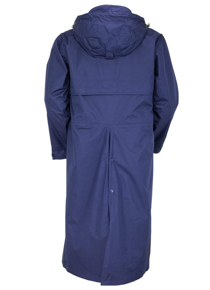 Outback Trading Company Unisex 2406 Pak-A-Roo Duster Waterproof Windproof Seam-Sealed Long Sleeve Rain Coat, Navy, X-Large