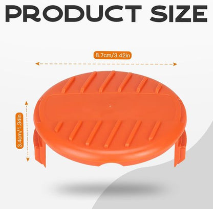 Black & Decker AF-100 Weed Eater Spool - 30ft 0.065" | 8-Pack with 6 Spools, 1 Cap & 1 Spring