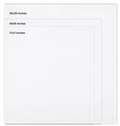 Utopia Home White Cloth Napkins (12 Pack, 17x17 Inches), Ideal Dinner Napkins for Party, Wedding and Lunch/Dinner