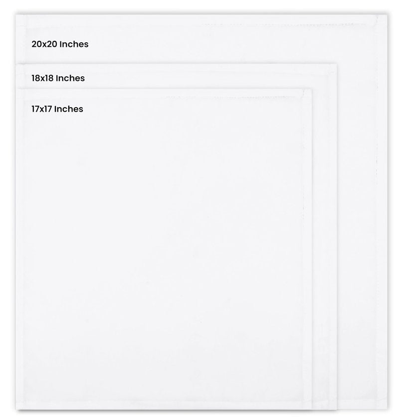 Utopia Home White Cloth Napkins (12 Pack, 20x20 Inches), Ideal Dinner Napkins for Party, Wedding and Lunch/Dinner