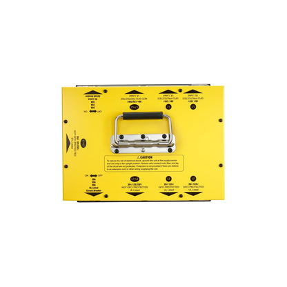 YARWELL Heavy-Duty 50 Amp Power Distribution Box – 125/250V, SS2-50P Inlet, IP67 Waterproof, (8) 20A GFCI 5-20R Receptacles & (2) 30A Locking Outlets for Jobsite, Generator, RV, Outdoor Use