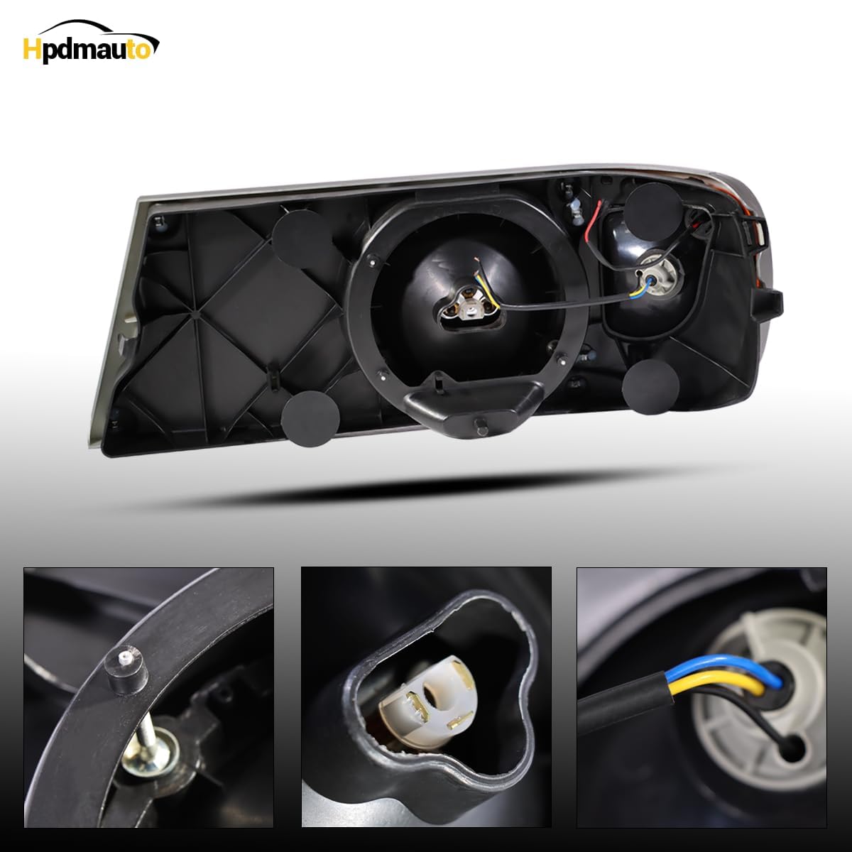 Hpdmauto Headlights Assembly fit for Mack CV Replacement Left Driver Side Headlamp Chrome