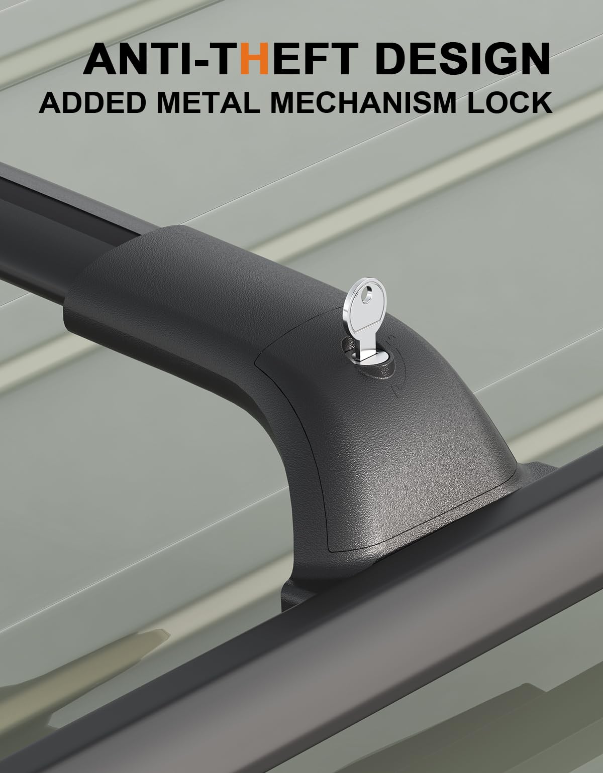 Wonderdriver Lockable 300lbs Roof Rack Cross Bars Compatible with Chevy Chevrolet Traverse 2018 2019 2020 2021,All-Metal Aluminum Heavy Duty Roof Rails Crossbars Cargo Canoe Black Rooftop Luggage.