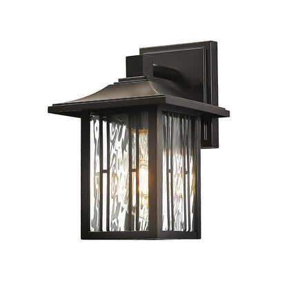 OUPAVOCS Outdoor Wall Lights, Waterproof Metal Sconce, Oil Rubbed Bronze, 1 Pack, Model FTL-OW-090
