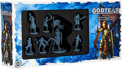 SFG Steamforged Games Godtear The Board Game Bundle: Halftusk Sneaky PEET Helena and Keera Expansion (4 Items)