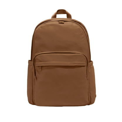 Away Featherlight Large Backpack for Travel & Work - Ergonomic Lightweight Bag with 16 Inch Laptop Sleeve, Passport Pocket & Trolley Sleeve, Amaro Brown