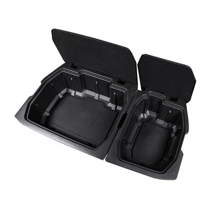 QXZcar Kia Carnival Trunk Organizer Storage Box, Insert Cargo Bins for 2021-2026 Carnival, Rear Hatch Container with Lid Tray