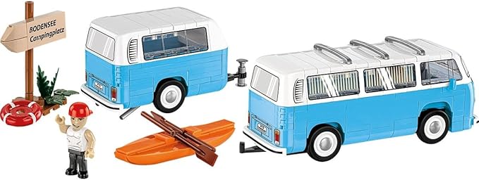 COBI Action Town Volkswagen Camper Van 1:35 Scale Building Set 322 Pieces