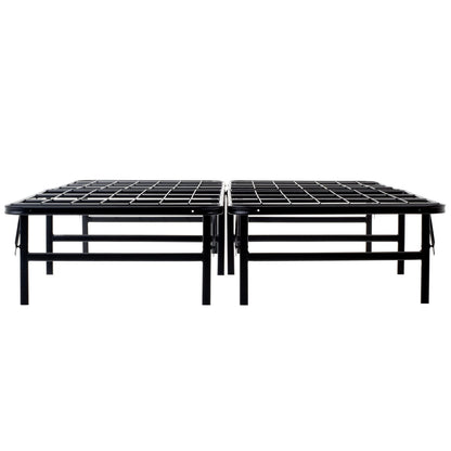 STRUCTURES Foldable Bed Base - Platform Bed Frame and Box Spring in One - Strong and Sturdy Support - Quiet Noise Free - Quick, Easy Setup - Twin XL