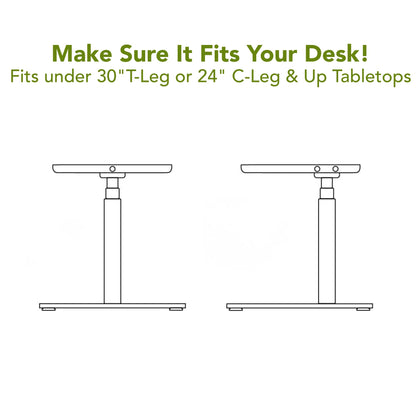 PERFECT POSTURE Under Desk Storage Drawer with Lock — Slim Pen & Pencil Drawer for Regular & Sit-Stand Standing Desks, Gray (33” x 9.4”)