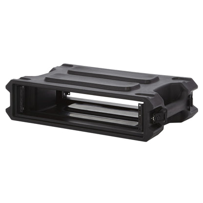 Gator Cases Pro Series 2U Rack Case with Shallow 13" Depth, Roto Molded Made in USA (G-PRO-2U-13)