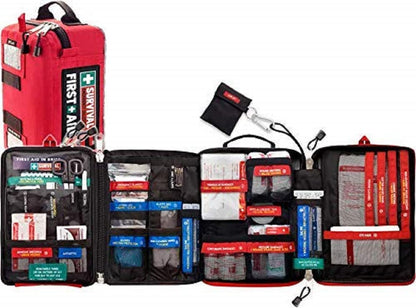 SURVIVAL Workplace/Home First Aid Kit USA - Premium First Aid Kit for Home & Workplace Emergencies - 152 Pieces