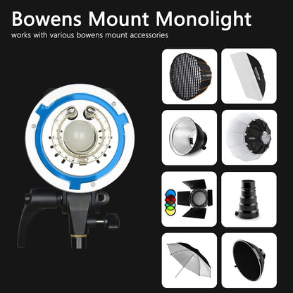 Godox Studio Flash Kit for Photography, 600W Studio Strobe Light Set with Bowens Mount, 2.4G X System MS300 Monolights, Flash Trigger, Softbox, Tripod Stands, Reflector Storage Bag, Umbrella