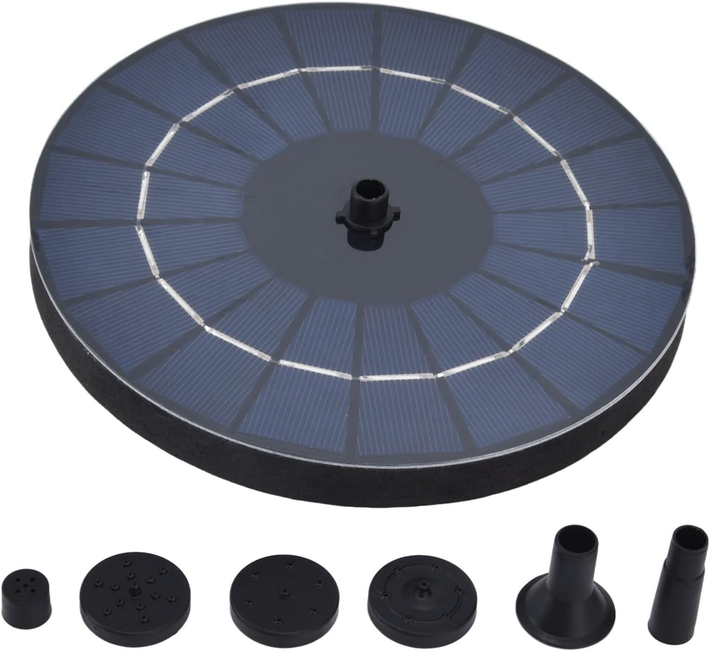 Solar Bird Bath Fountain Pump by 9V - 3.5W Free Standing Water Sprinkler with Solar Panel