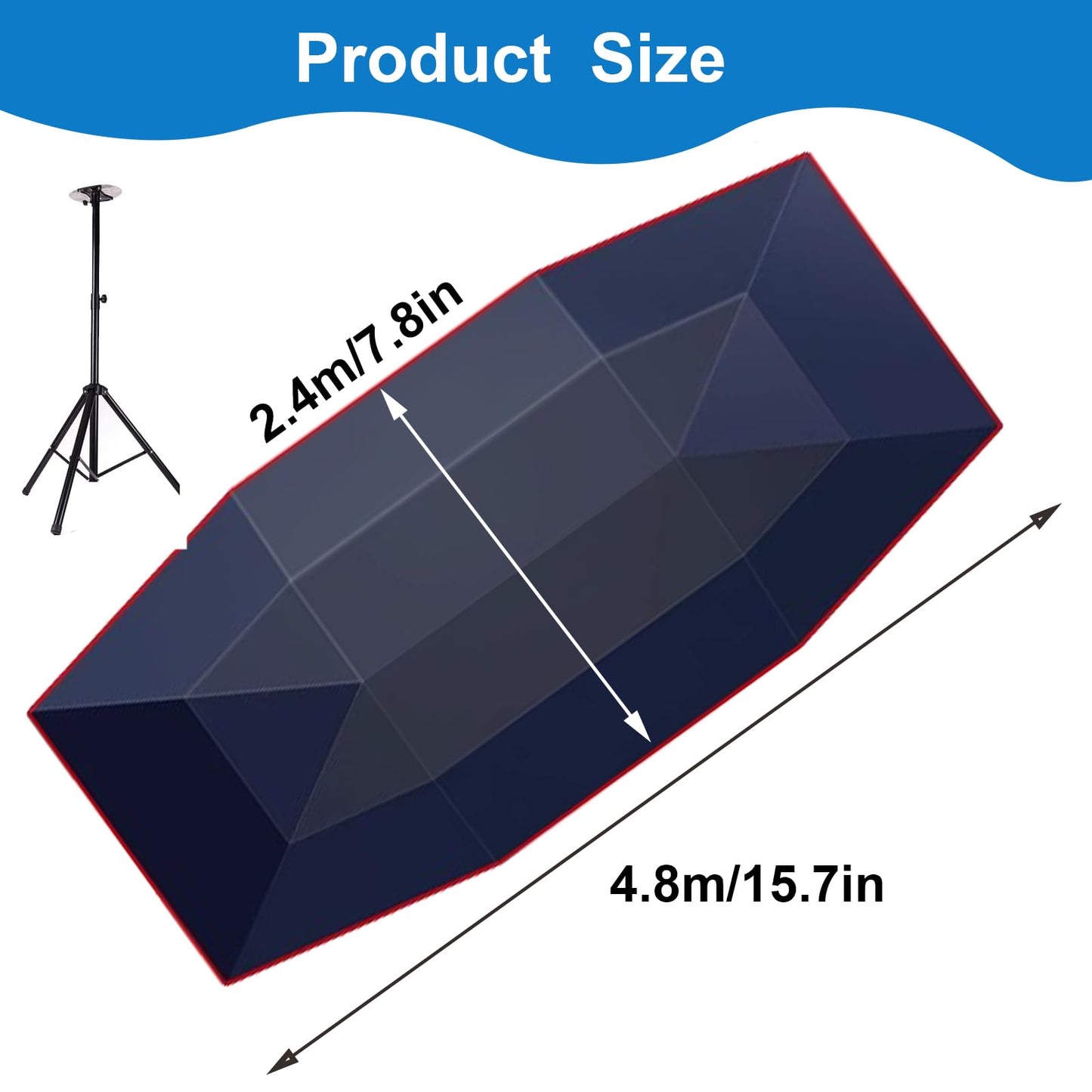 Semi Automatic Car Umbrella for Roof, Universal Car Tent with Bracket, 4.8M Portable Protection Carport, Folded Cars Sun Shade Movable Canopy for Sedan SUV
