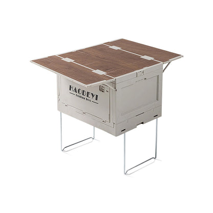 Ergocar Multi -Function Folding Storage Box,Which Can Stack The Storage Box, Suitable For Camping Supplies Storage, Snack Storage, Car Trunk