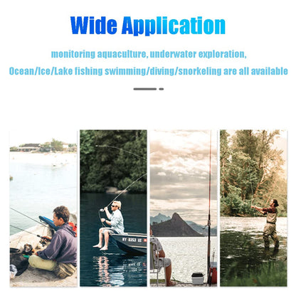 Fish Finder Kit, Underwater Fishing Camera with 4.3'' Display, Portable Video Fish Finder, Led Brightness Adjustment, Aluminum Alloy 165° View Fish Model Camera, For Lake Fishing