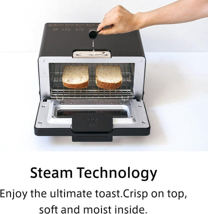BALMUDA Combo Pack: The Toaster Pro Black & The Lantern Navy | Steam Oven Toaster & Rechargeable LED Lantern