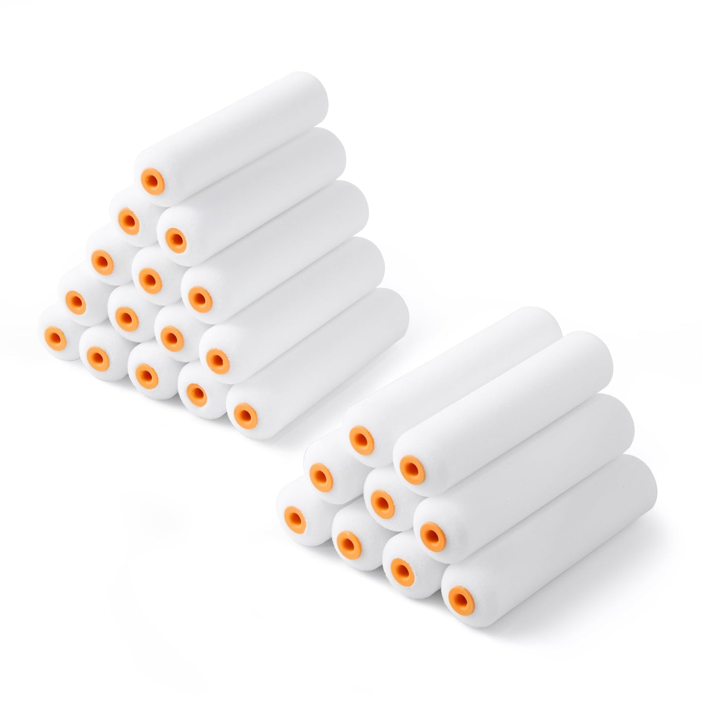 VOOMEY High Density Foam Paint Roller,Paint Roller Covers 6 inch,Small Paint Roller, Sponge Rollers for Painting House,Walls,Ceilings, Doors,Furniture(10 pack)