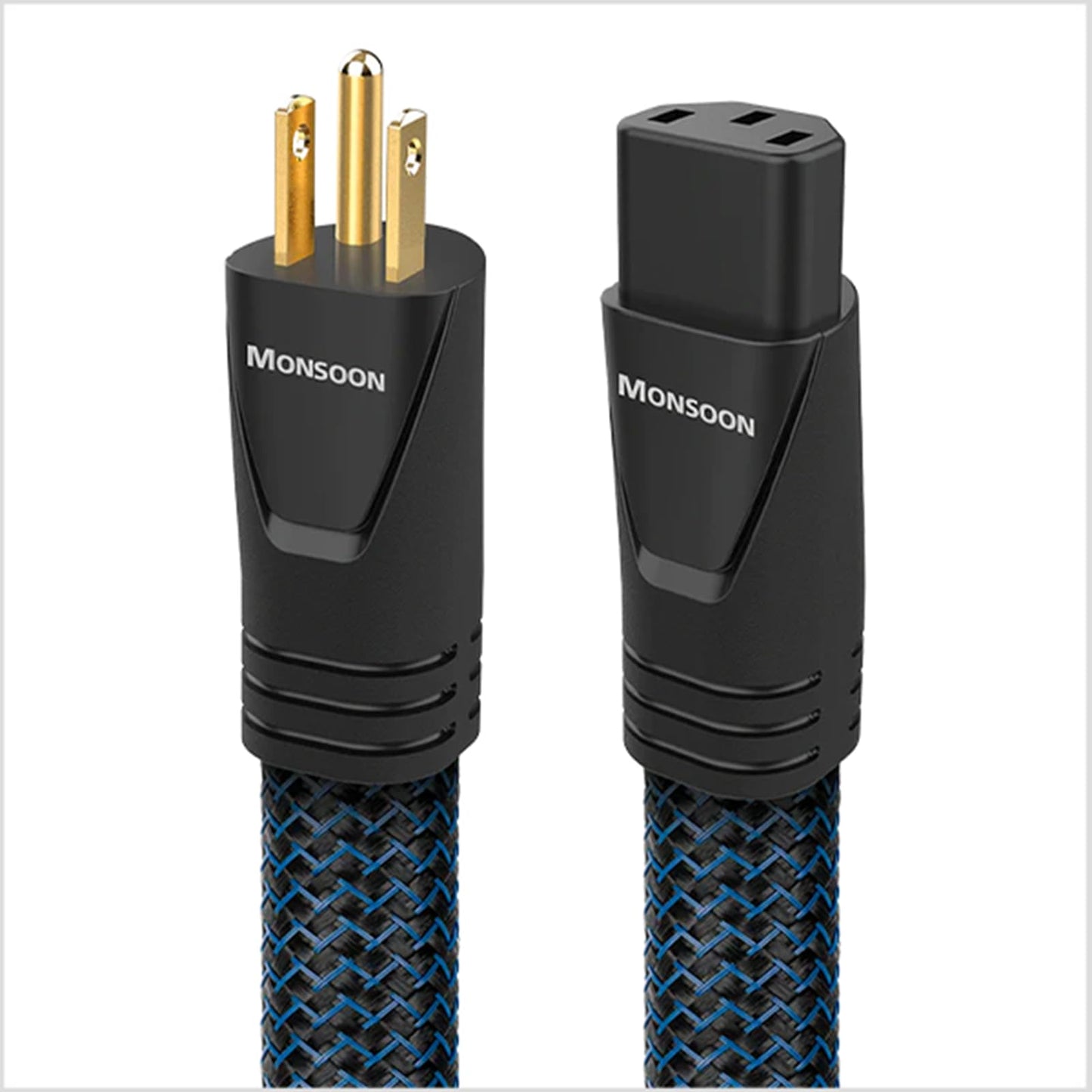 AudioQuest NIAGARA3000USA Low-Z Power Noise Dissipation AC Power Conditioner with an AudioQuest MONSOONUS01 1M Wind Series AC Power Cable (2020)