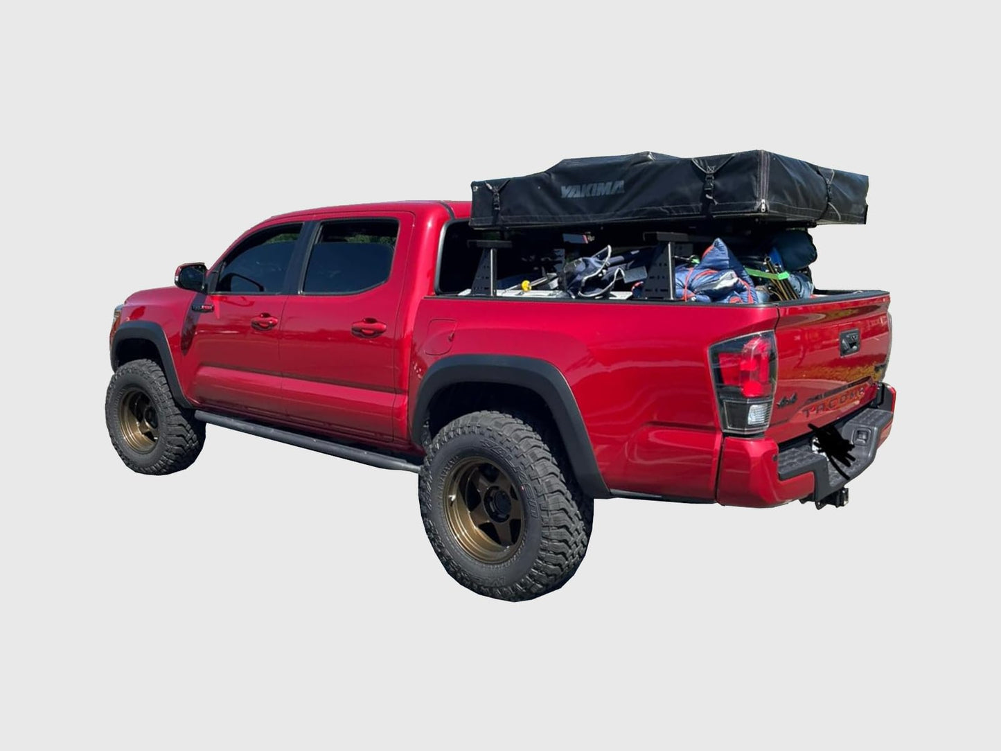 Universal Truck Overland Bed Racks for Mid-Size Pickup Trucks, 10 Inch Low Profile Cargo Carrier