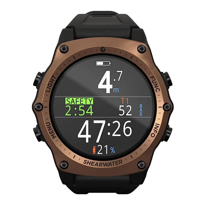 Shearwater Teric Dive Computer with GPS Transmitter, Bronze Journey Edition