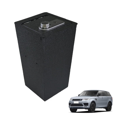 Center Console Gun Safe Vault - KEREN Vehicle Safe Vault Compatible with Range Rover 2022-2026, Anti-Theft High Security Armrest Lock Box with Biometric Fingerprint Lock with Backup Key.