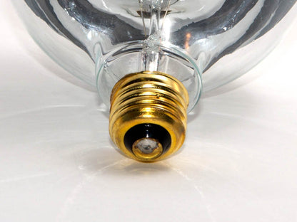 Bulbrite 100W Globe Shape Bulb, Half Chrome, Warm White, Model 100G40HM, Single Item