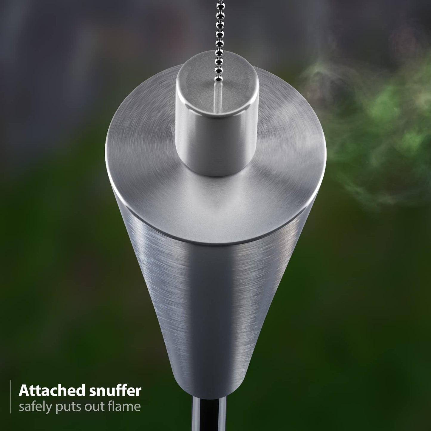 Matney Metal Torches - 5ft Tall Oil Torch Lamp - 2 Pack - Weatherproof Adjustable Height for Garden, Lawn, Yard