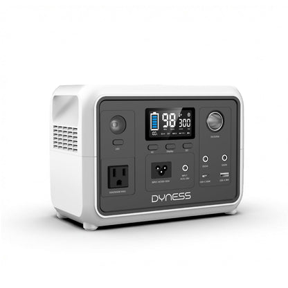 DYNESS Portable Power Station 300W, 256Wh Solar Generator with 110V Pure Sine Wave AC Outlet, LiFePO4 Battery for Camping, Home Backup, RV, Outdoor Emergency (Solar Panel Optional)