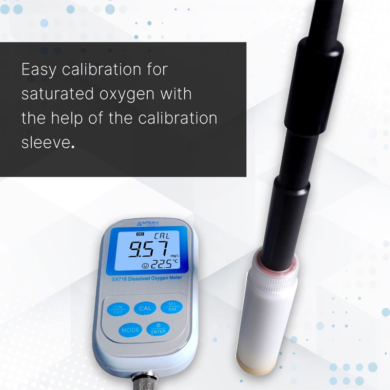 Apera Instruments SX751 pH/ORP/DO/Conductivity/TDS/Salinity/Resistivity/Portable Handheld Multiparameter Meter Kit, Silver