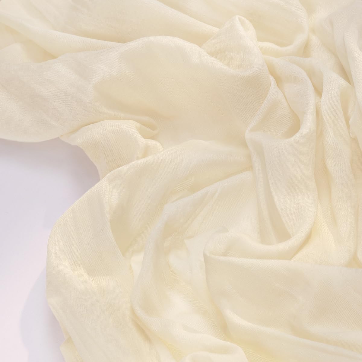 Socomi Beige Table Runner - 14FT Boho Rustic Cheesecloth for Spring Easter Wedding & Baby Shower Decor