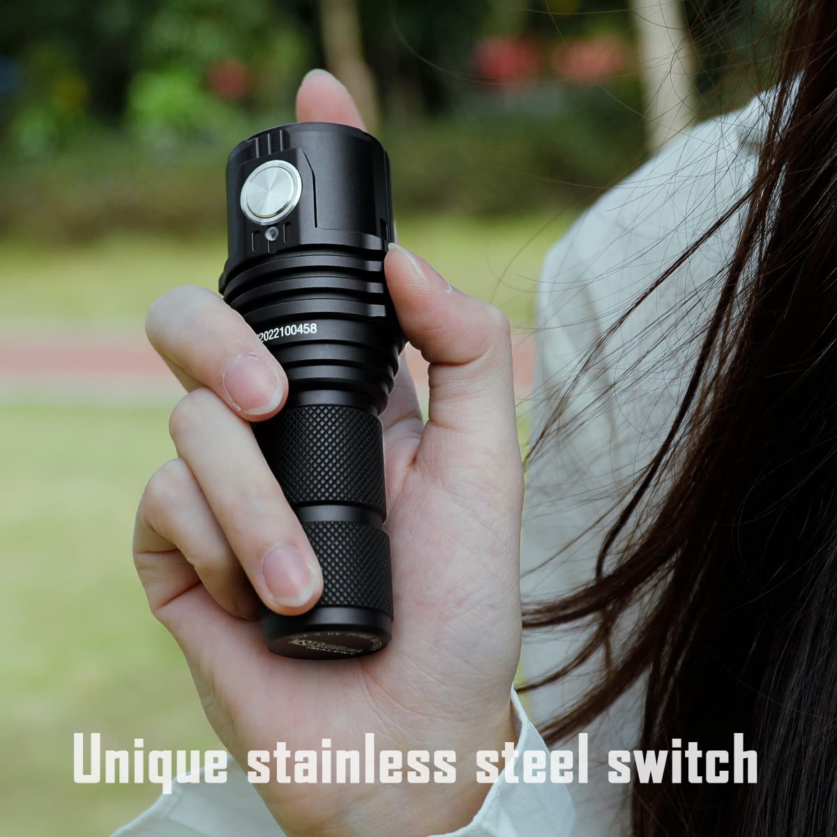 IMALENT MS03 Brightest EDC Flashlight 13000 Lumens, Cree XHP70.2nd LEDs Super Bright Led Rechargeable Flashlight, Suitable for Searching, Patrol and Fishing