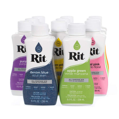 Rit Dye – 8 Oz. Liquid Fabric Dye for Clothing, Décor, and Crafts – Teal (1 Pack)