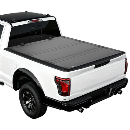 VEVOR Hard Tri-Fold Truck Bed Tonneau Cover, Compatible with 2019-2025 Chevy/GMC Silverado/Sierra 1500 5.8 ft (70 in) Bed with MultiPro/Flex Tailgate (Not Fit CarbonPro), Waterproof Low-Profile Cover
