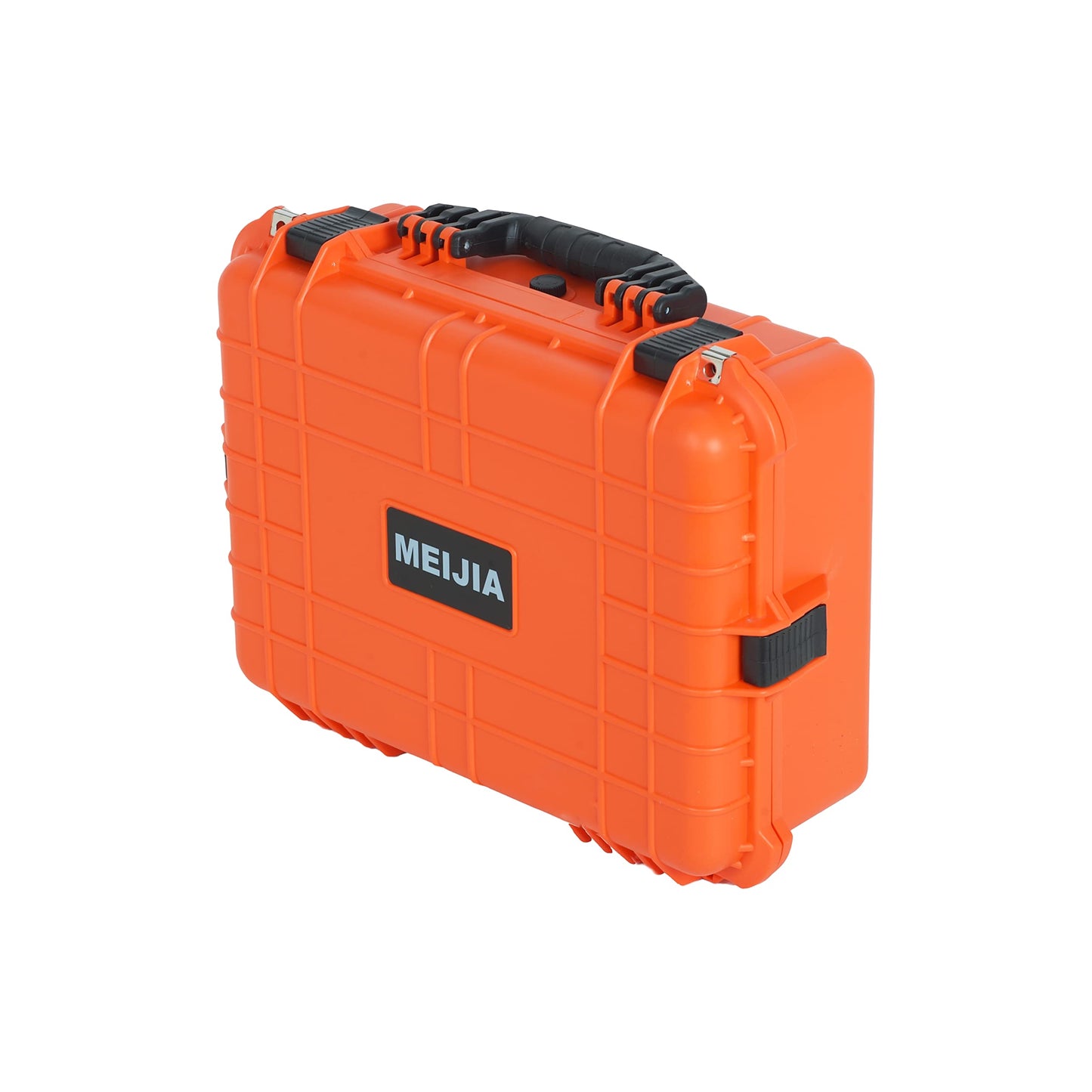 MEIJIA Portable IP67 Waterproof Protective Case,Hard Camera Case,Customized Fit Foam Inserted,Fit for Camera, Equipments, Lens,Drones,19.78“X15.77"x7.41"(Orange)