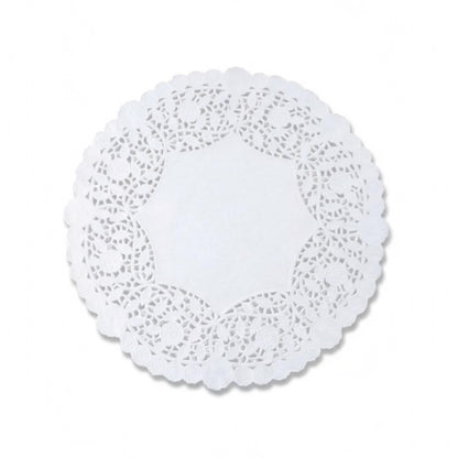 The Baker Celebrations White Paper Lace Doilies, Round, 10-inch, 100 Count