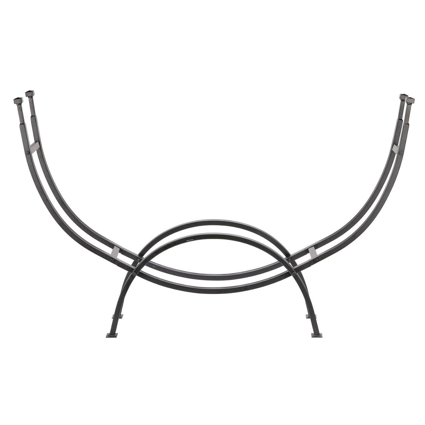 UniFlame, W-1859, Contemporary Black Firewood Log Rack