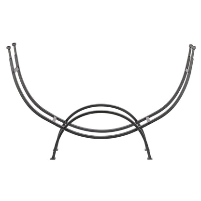 UniFlame, W-1859, Contemporary Black Firewood Log Rack