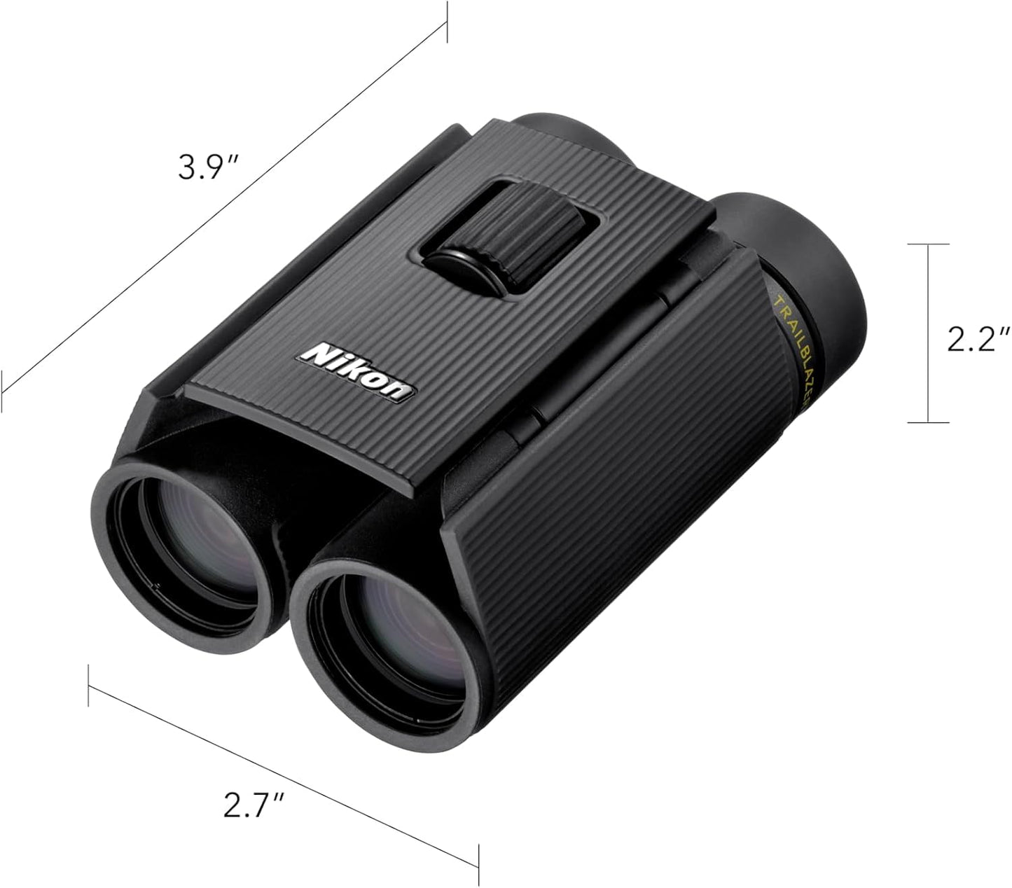 Nikon Trailblazer II 10x25 | Ultra-Compact Waterproof and Fogproof Travel Binoculars with Multilayer-Coated Optics and Rubber-Armored Body