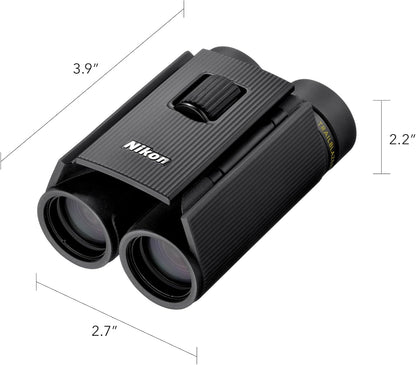 Nikon Trailblazer II 10x25 | Ultra-Compact Waterproof and Fogproof Travel Binoculars with Multilayer-Coated Optics and Rubber-Armored Body