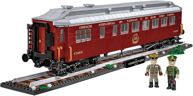 COBI Historical Collection WWII Compiègne Wagon Building Set 2001 Pieces
