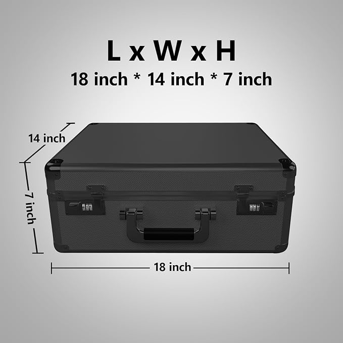 VALUN CARBON FIBER 160+ Slab Graded Card Storage Box (4 ROWS) Durable Sports PSA Card Storage Box - Organizer Slab for Your Collection - For Baseball Football TCG MTG Cards - Top Loader Design
